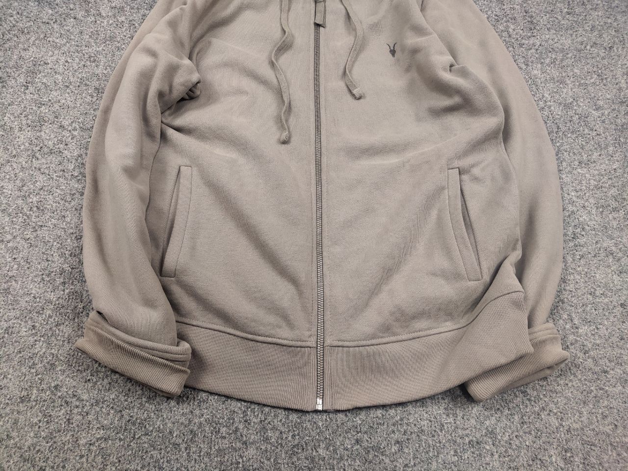 Allsaints Allsaints design Raven Cotton Zip Casual Hoodie Vintage Size US S / EU 44-46 / 1 - 5 Thumbnail