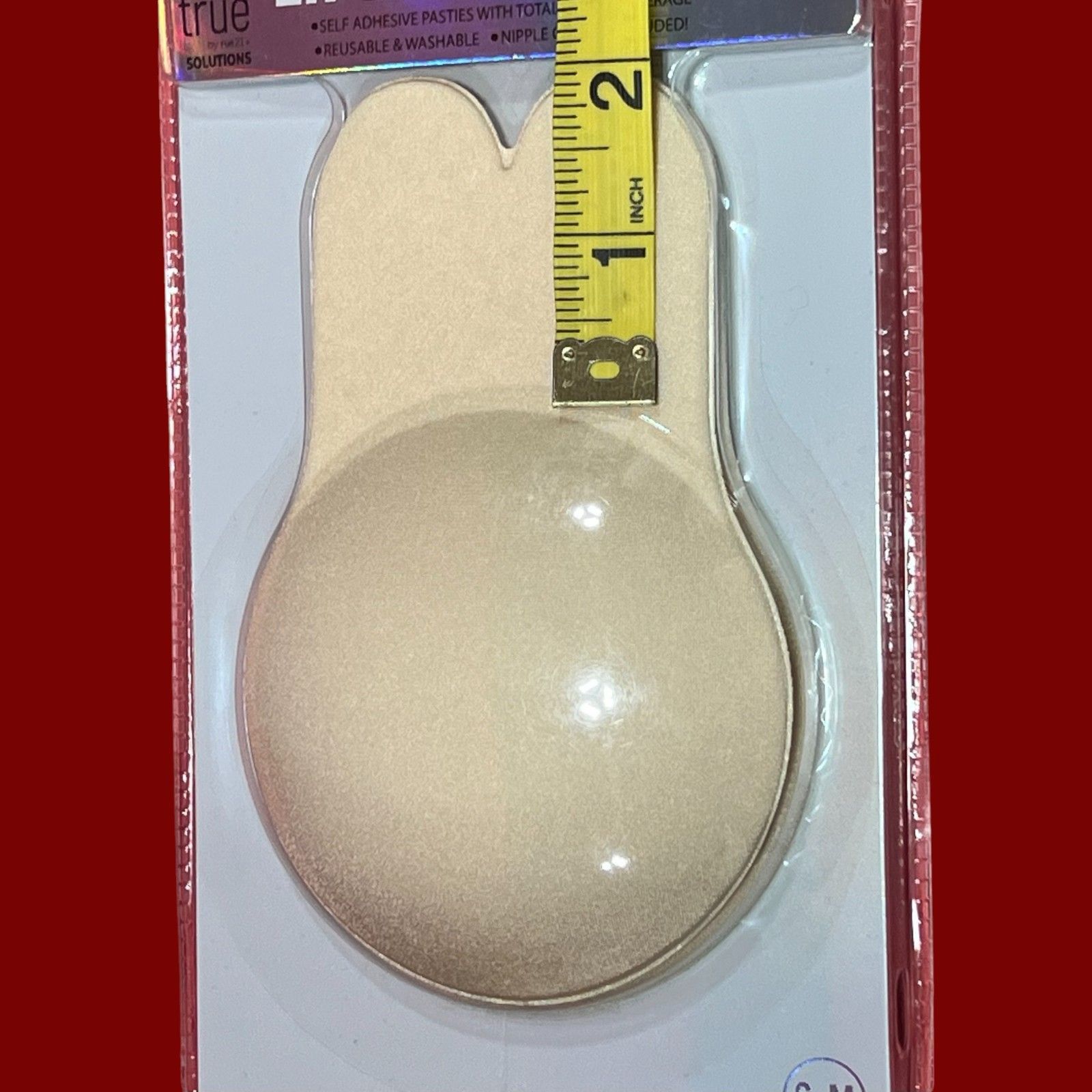Other True By Rue 21 - Microfiber Adhesive Lifting Pasties - Fair Size ONE SIZE - 6 Thumbnail