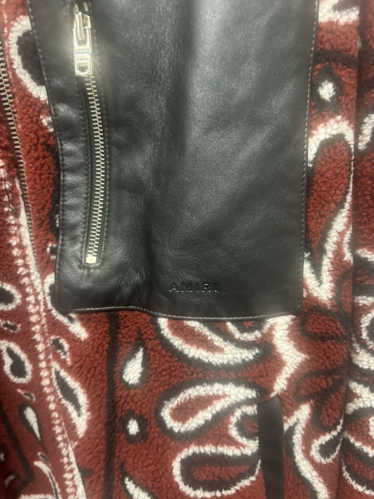 Amiri Amiri bandana fleece jacket Size US XL / EU 56 / 4 - 12 Thumbnail
