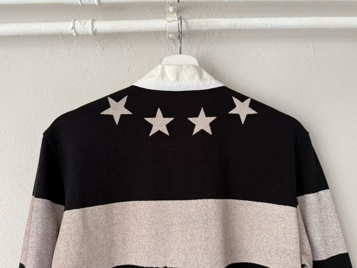 Givenchy Givenchy Star Stripe Rugby Shirt in Cuban Fit Size US S / EU 44-46 / 1 - 10 Thumbnail