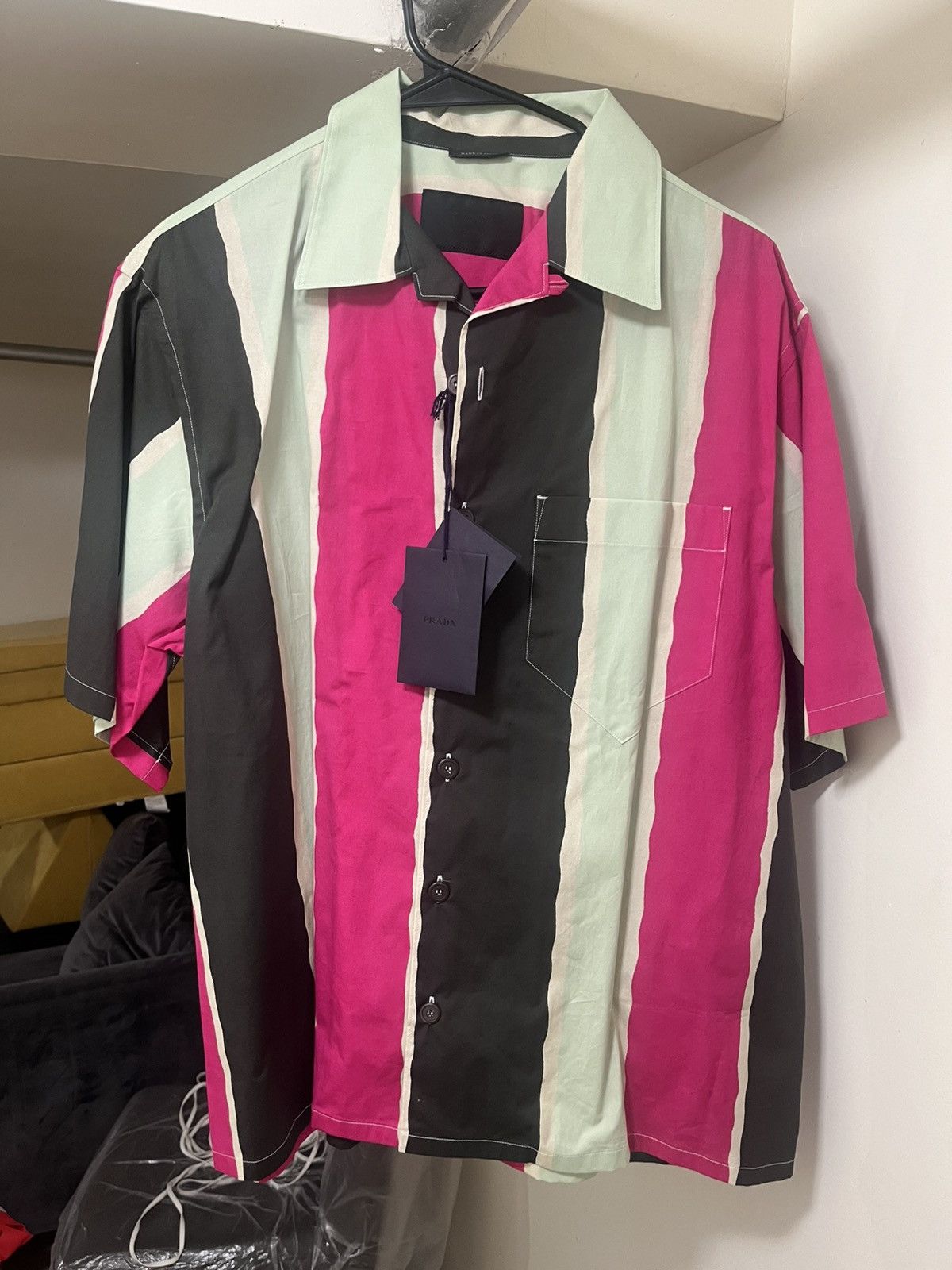 Prada Prada Shirt Sz L Size US L / EU 52-54 / 3 - 1 Thumbnail
