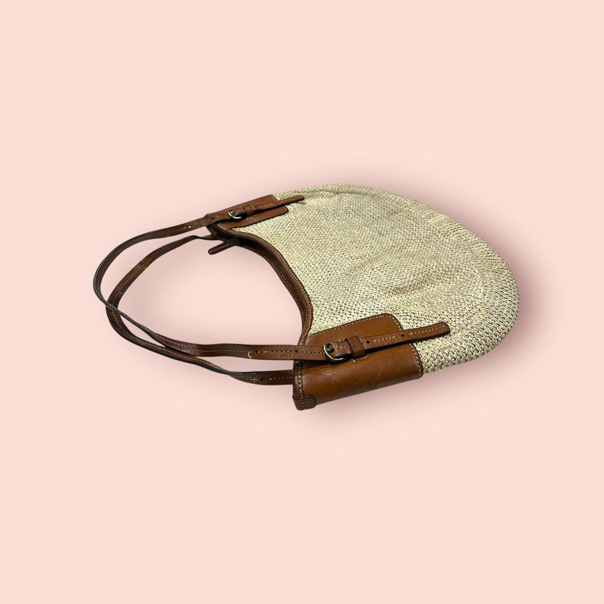 Edition Japan × Japanese Brand × Vintage VINTAGE SAZABY JAPAN CROCHET STRAW / LEATHER STRAPS HANDBAG Size ONE SIZE - 10 Thumbnail
