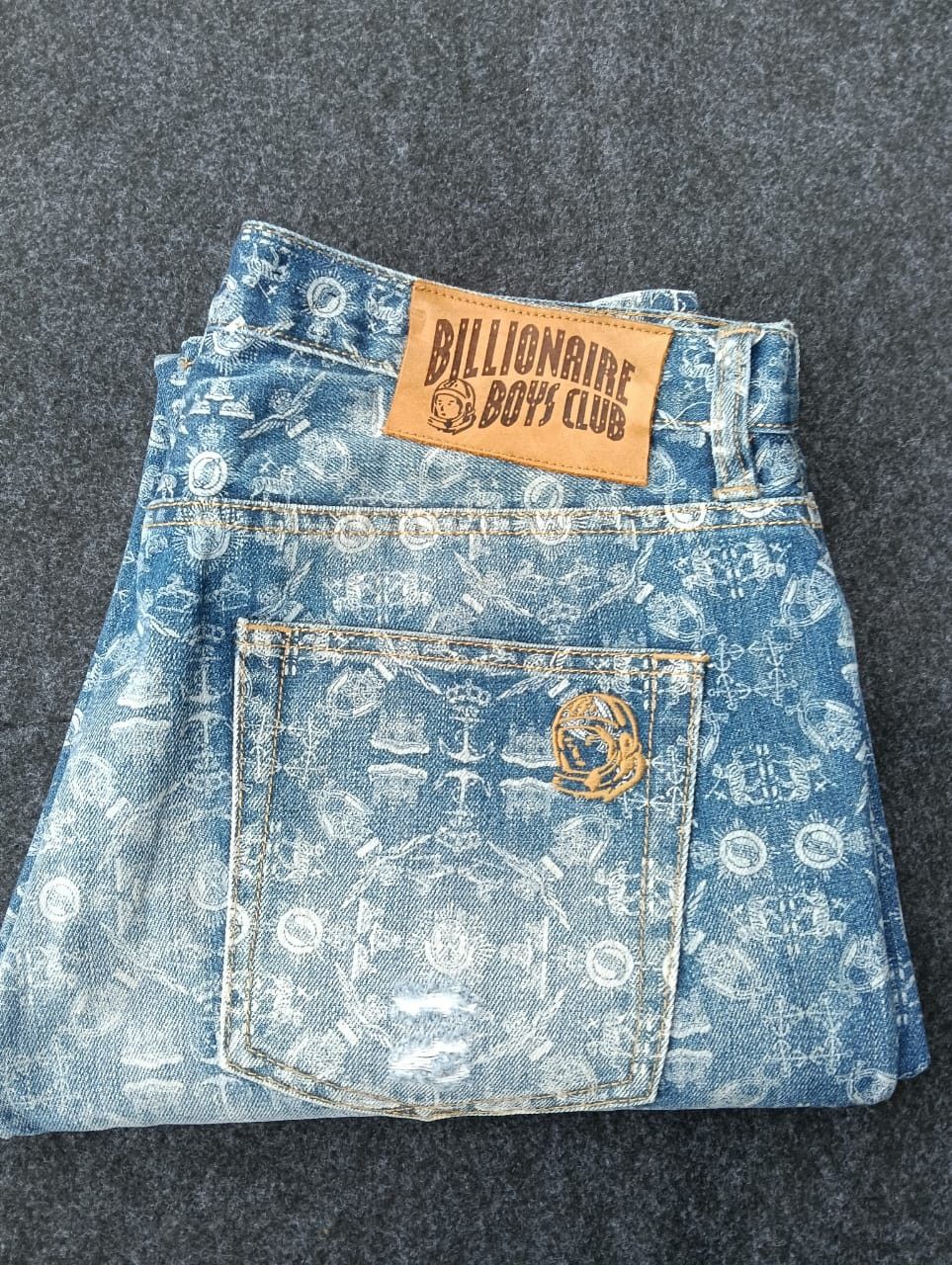 Billionaire Boys Club 🔥 Billionaire boys club Full monogram Denim -Astronaut Logo Size US 35 - 16 Thumbnail