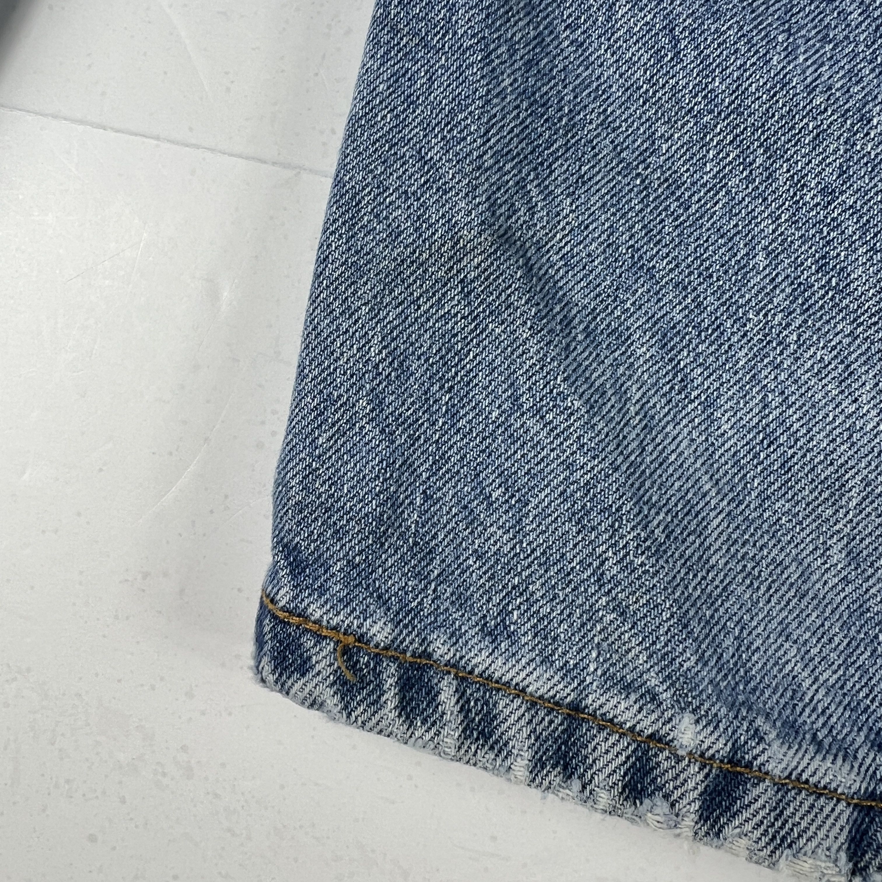 Levi's × Vintage Y2K Levi's Jeans 550 Relaxed Blue Faded Cotton Denim Size US 36 / EU 52 - 3 Thumbnail