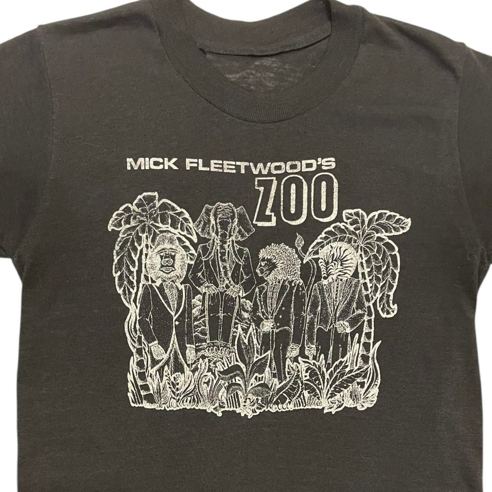Vintage RARE VTG 1983 Mick Fleetwood of Fleetwood Mac band t-shirt Size US S / EU 44-46 / 1 - 3 Thumbnail