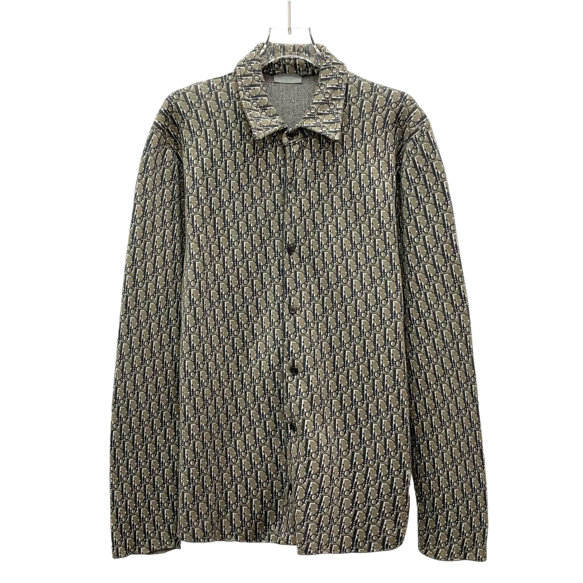 Dior Dior Oblique Monogram Jacquard Shirt Size S Size US S / EU 44-46 / 1 - 1 Thumbnail