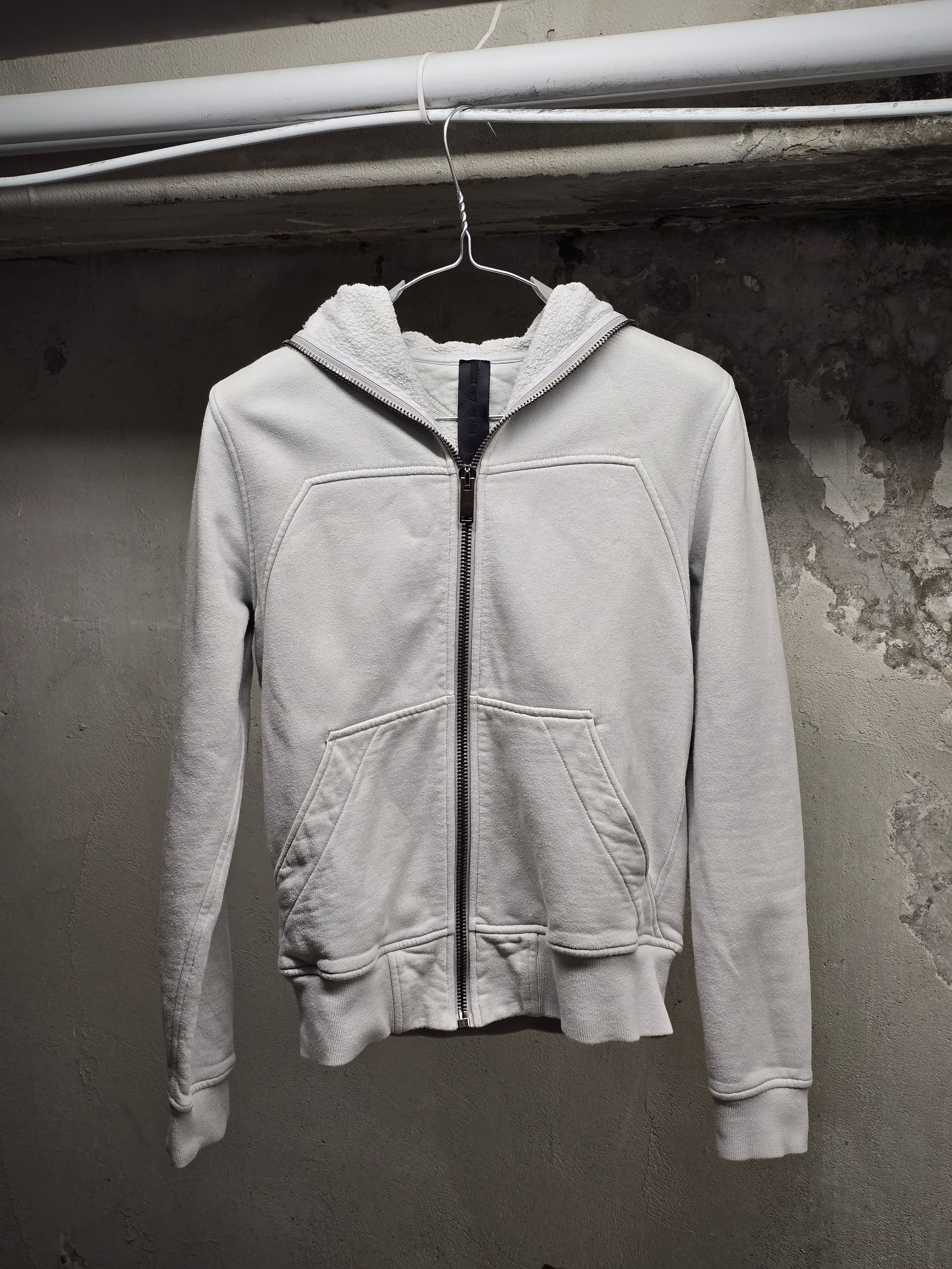 Gareth Pugh Gareth Pugh SS14 Light Grey Cotton Fleece Gimp Hoodie Size US XS / EU 42 / 0 - 1 Thumbnail