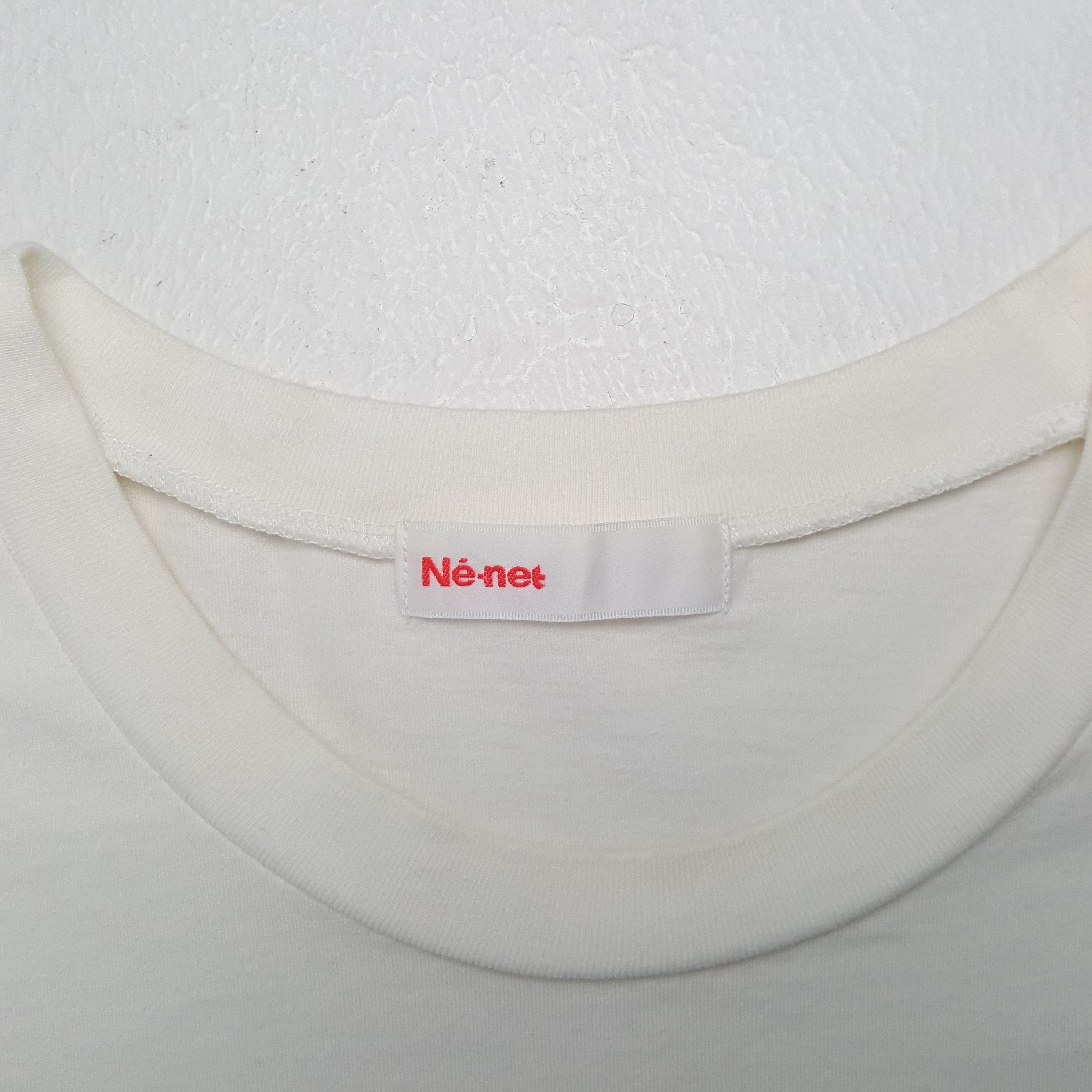 Ne-Net Ne-Net Japanese Designer Tshirt C301N67 Size S / US 4 / IT 40 - 4 Thumbnail