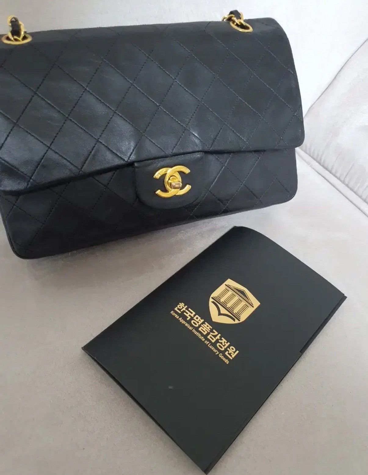 Chanel Chanel Medium Classic Flap (Gold Hardware Size ONE SIZE - 10 Thumbnail