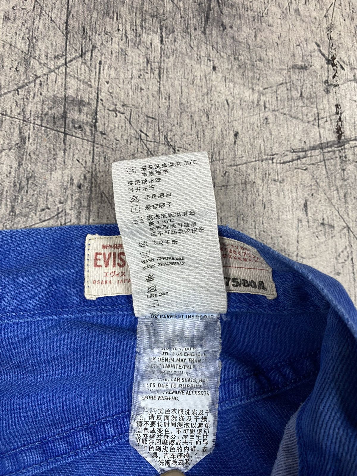 Evisu × Japanese Brand × Vintage Vintage Evisu Japanese Brand Y2K Denim Shorts Size US 32 / EU 48 - 14 Thumbnail