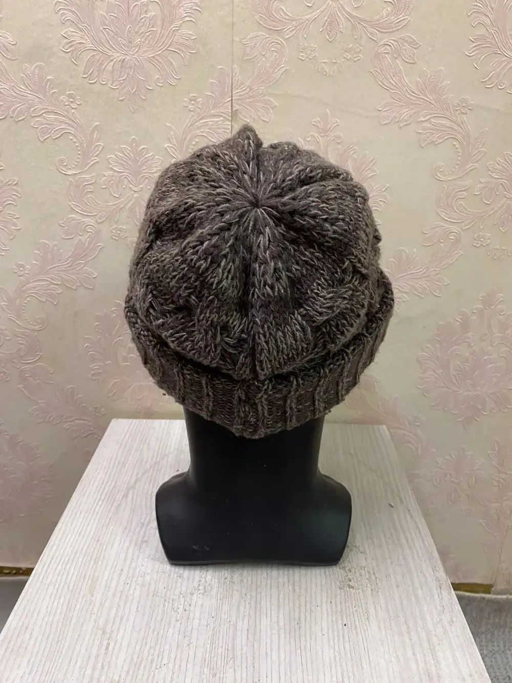 Japanese Brand Rare Design Knit Visor Beanie Hat Size ONE SIZE - 4 Thumbnail