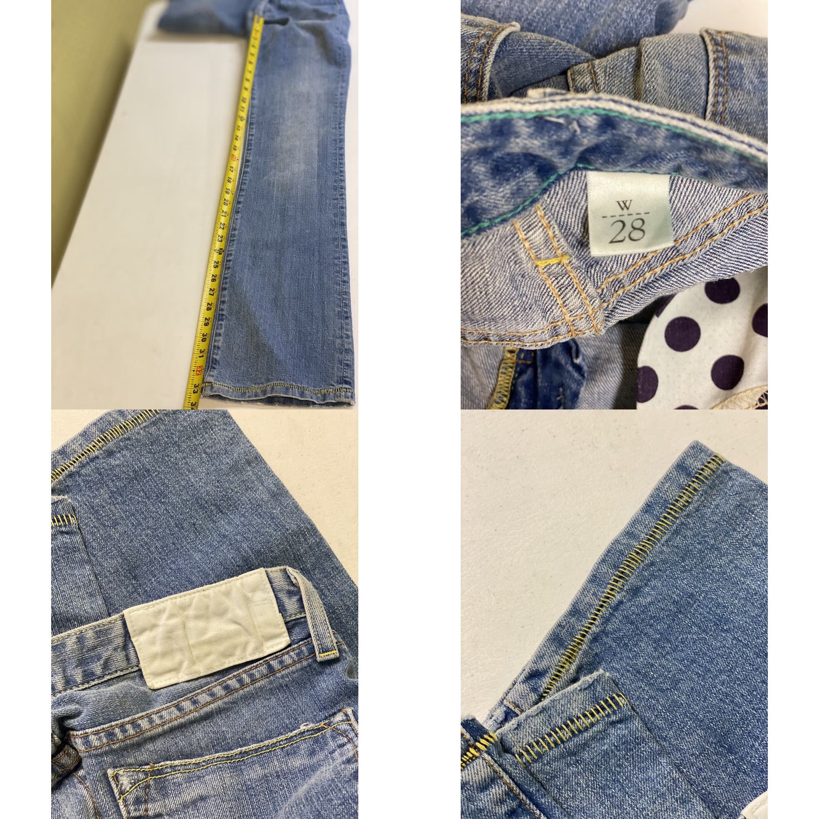 Denime VINTAGE Loomstate Jeans Bootcut Denim 30x34 Blue Low Rise Womens 30 Regular Girls? Size 30" / US 8 / IT 44 - 8 Thumbnail