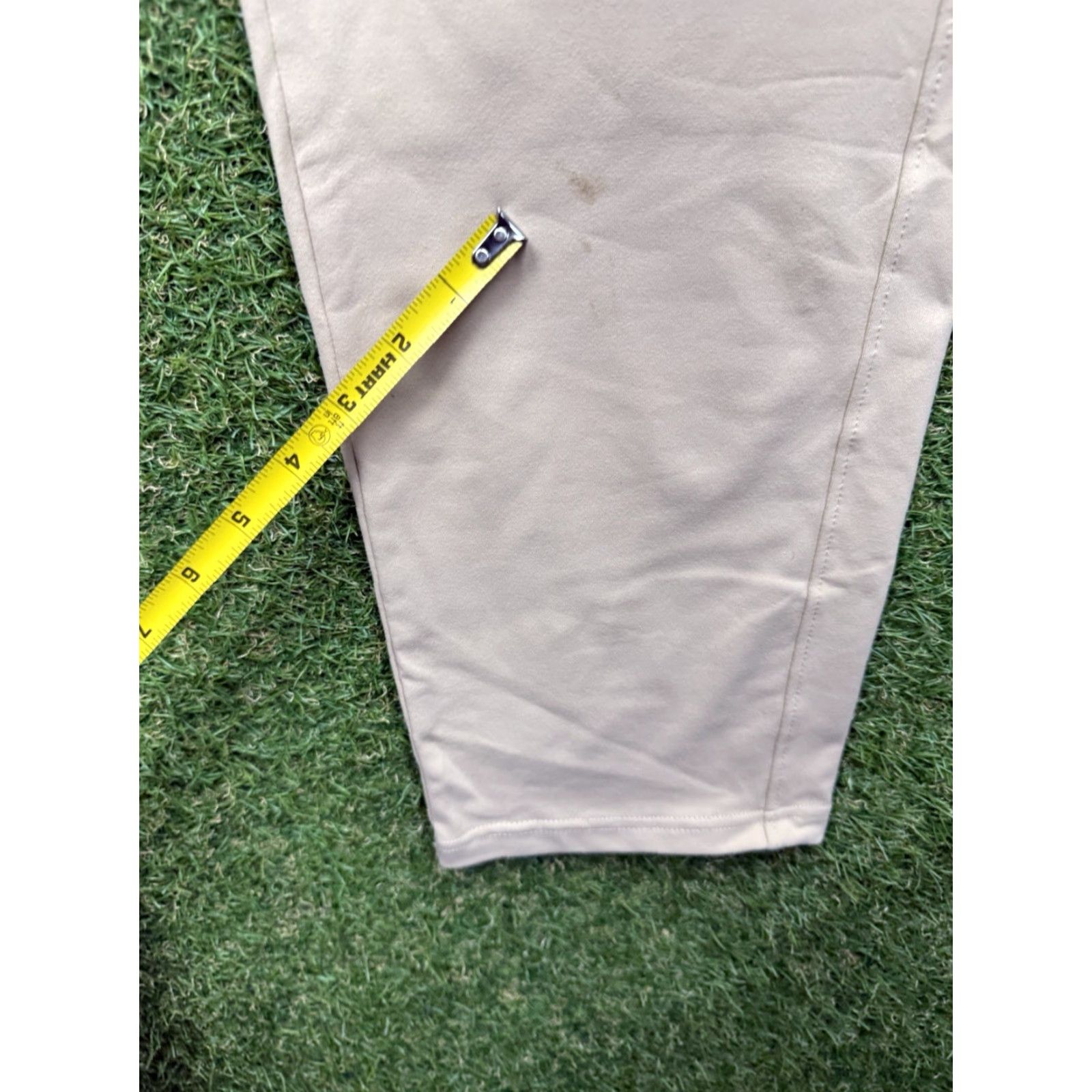 Vintage Rugged Black Sweatpants Mens Large Stretch Performance Slim Tapered Tech Beige Size US 33 - 3 Thumbnail