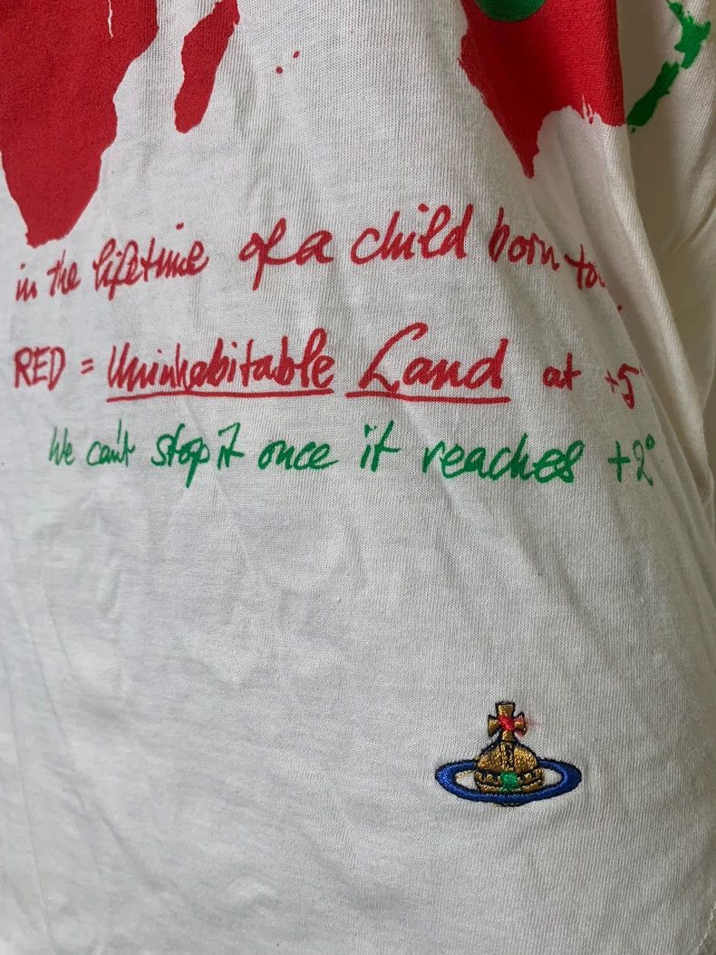 Vivienne Westwood Vivienne Westwood World map T-shirt top Size S / US 4 / IT 40 - 2 Thumbnail