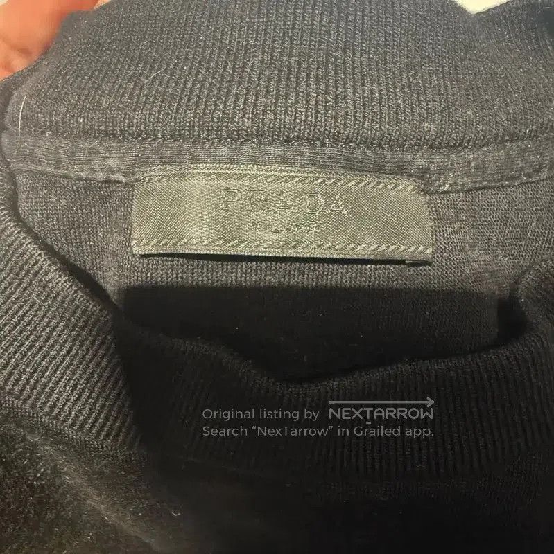 Prada Prada Men's Black XL Sweater. Size US XL / EU 56 / 4 - 4 Thumbnail