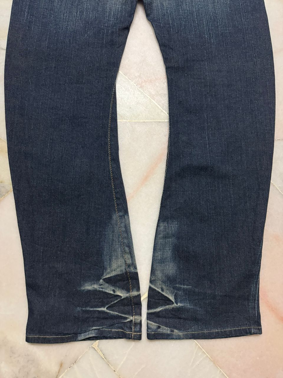 Edwin 💥VINTAGE Y2K E-FUNCTION EDWIN WHISKER MUDWASH DARK JEANS Size US 32 / EU 48 - 22 Thumbnail