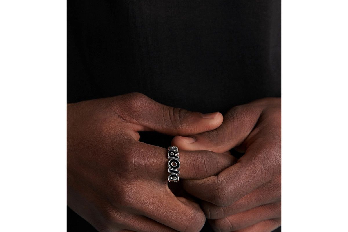 Dior o1bcso1str0126 Size:OS/Italic Chain Link Ring in Silver Size ONE SIZE - 6 Thumbnail