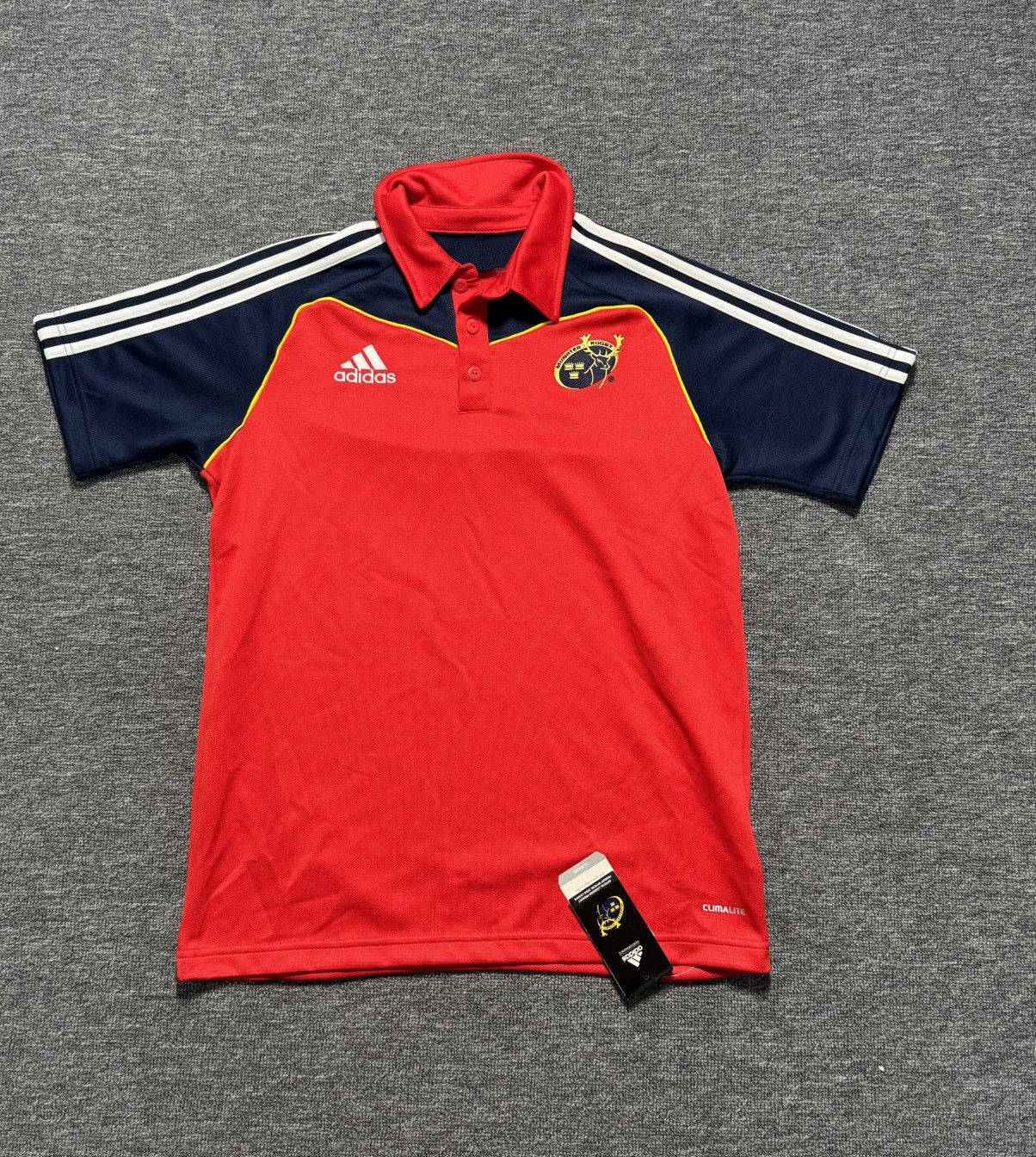 Adidas Adidas Munster Rugby Polo Shirt Men's M NWT Ireland Size US M / EU 48-50 / 2 - 1 Thumbnail