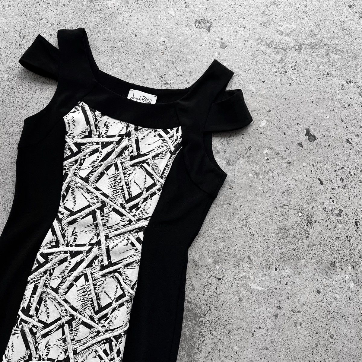 Joseph Ribkoff Joseph Ribkoff Monochrome Panel Pattern Pencil Dress Size M / US 6-8 / IT 42-44 - 5 Thumbnail
