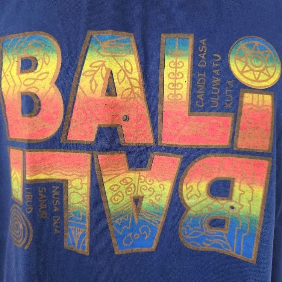 Vintage Bali T Shirt Mens Size Medium Blue Candi Dasa Uluwatu Travel Destination Tee Size US M / EU 48-50 / 2 - 3 Thumbnail