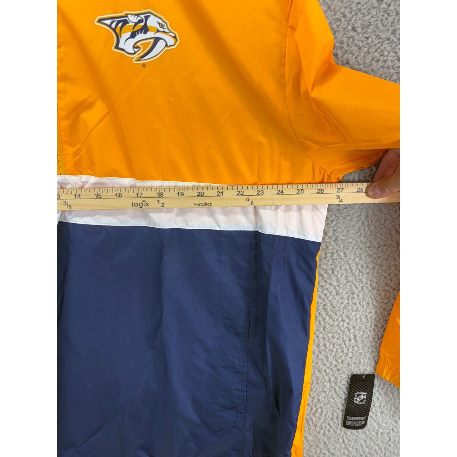 NHL NHL Nashville Predators 1/2 Zip Windbreaker Pullover Men XXL Size US XXL / EU 58 / 5 - 4 Thumbnail