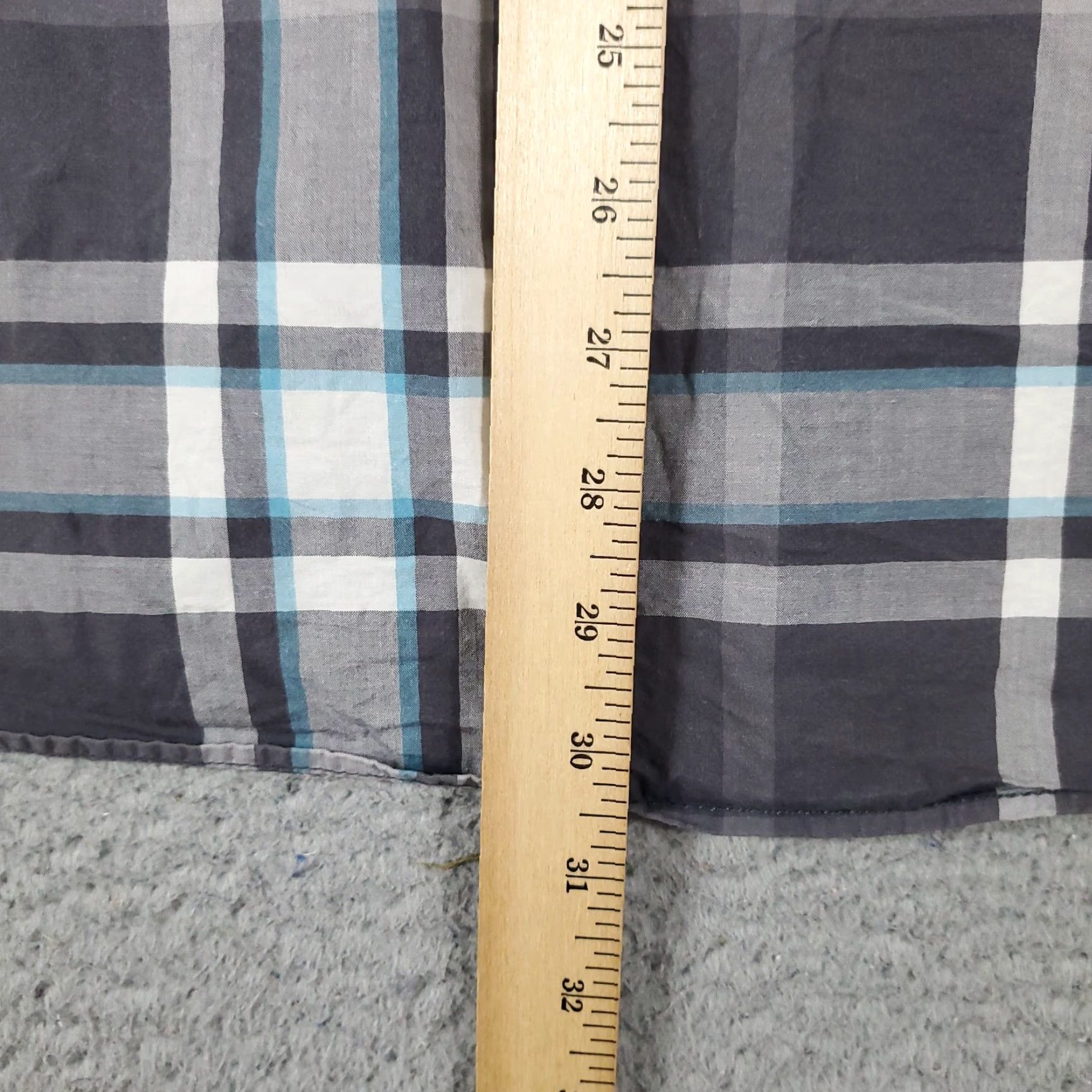 American Eagle Outfitters American Eagle Men's 2XL Gray Plaid Button-Up Long Sleeve Shirt Casual Size US XXL / EU 58 / 5 - 5 Thumbnail