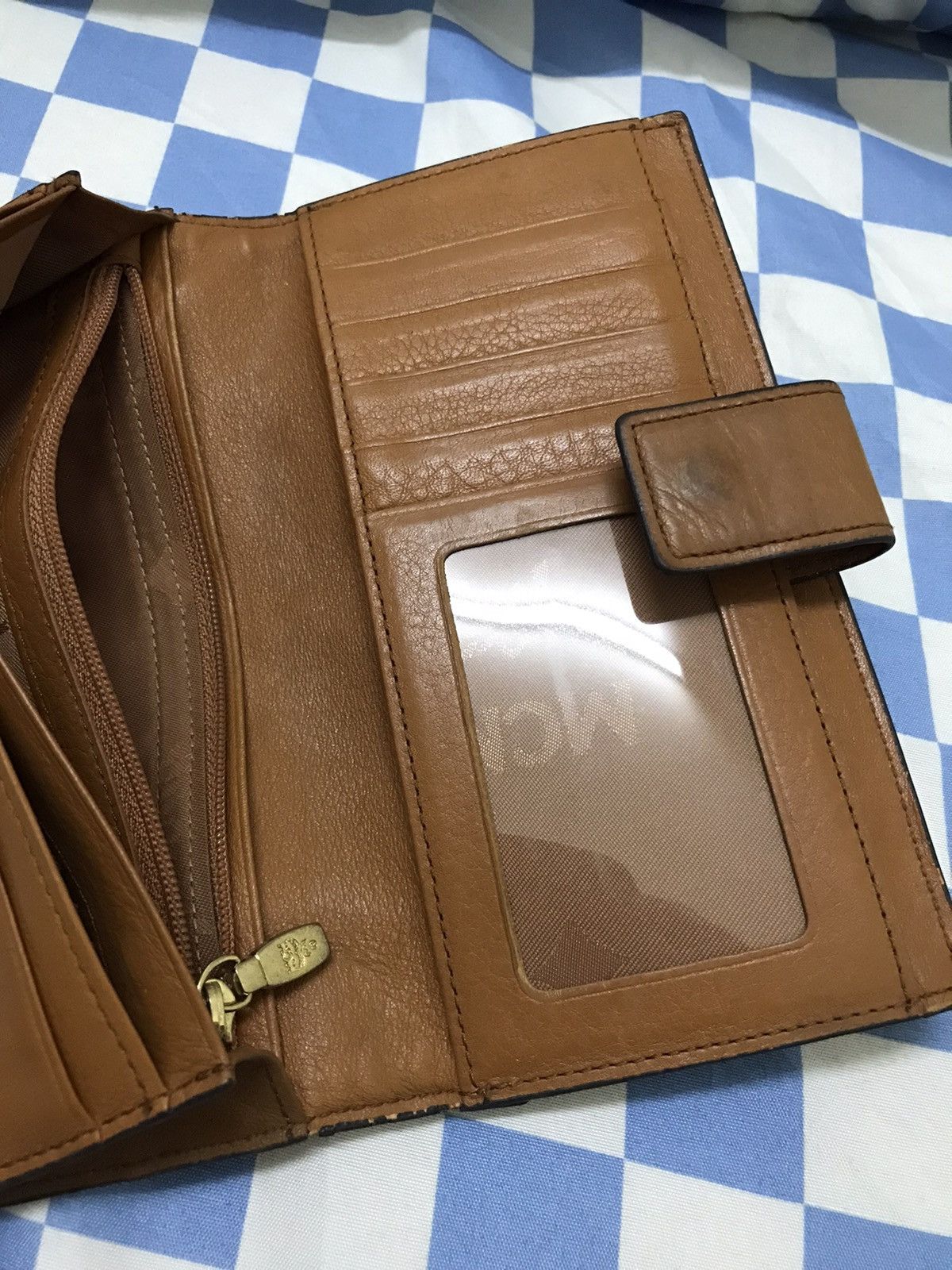 MCM MCM Leather Monogram Long Wallet Size ONE SIZE - 5 Thumbnail