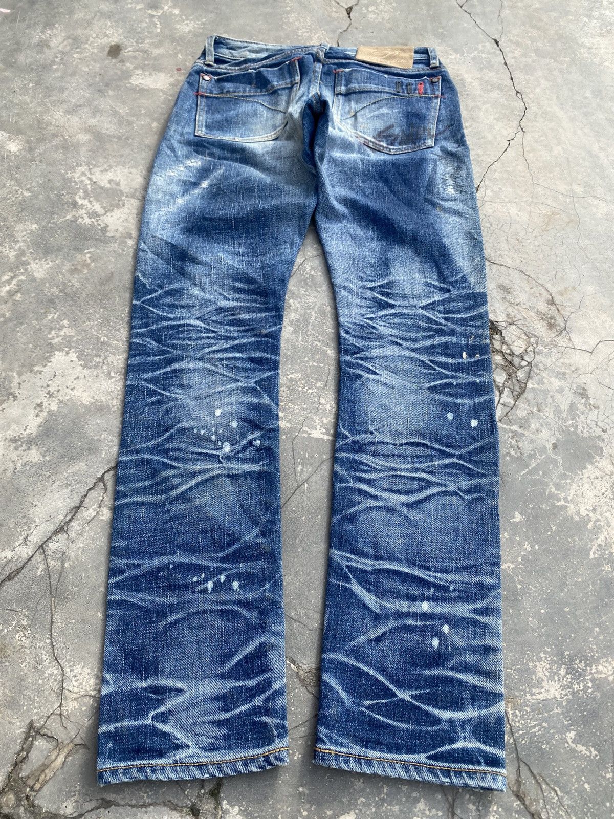 14th Addiction DOUBLE STANDARD Distressed Repaired UNDERCOVER Jeans Size US 27 - 6 Thumbnail