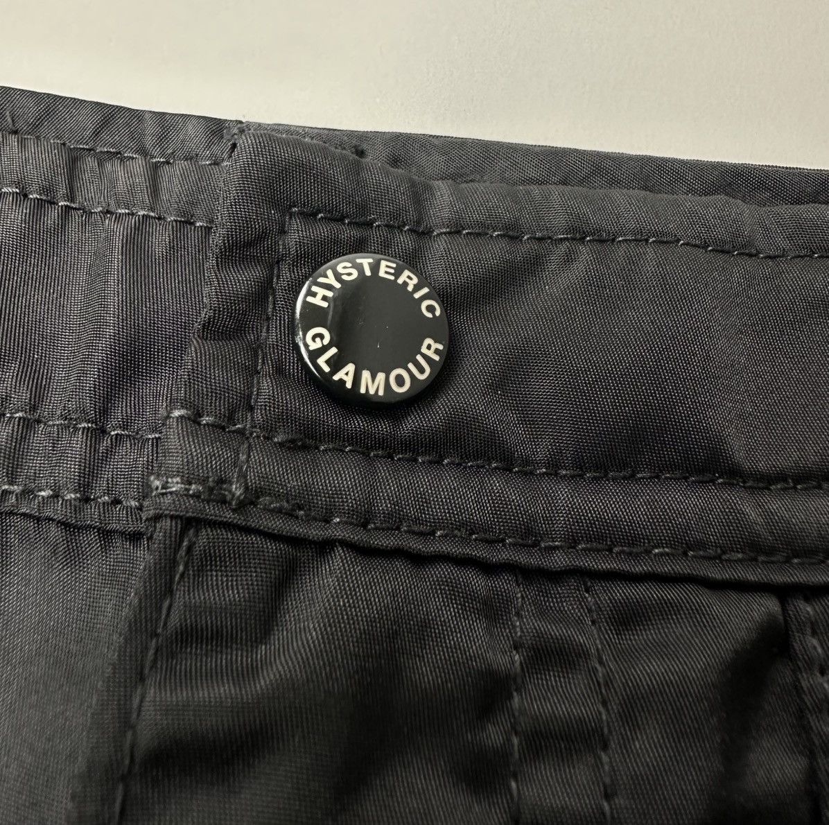 Hysteric Glamour Hysteric Glamour- Nylon Stretch - Ankle Zipper Pants Black Size US 28 / EU 44 - 5 Thumbnail