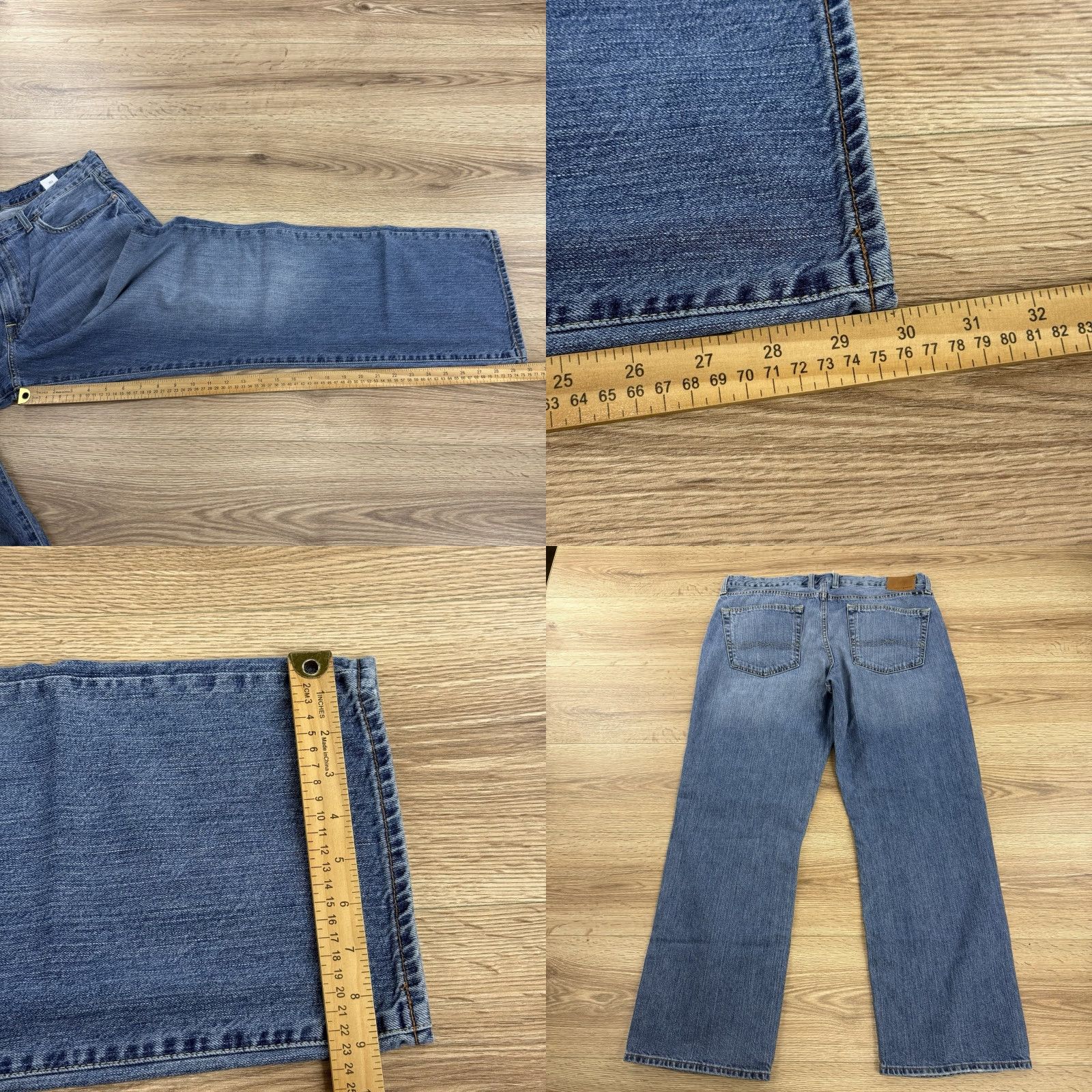 Lucky Brand VINTAGE Lucky Brand Jeans Men 36x30 Blue Medium Wash Straight Denim 90s Mens Straight Denim Jeans Size US 36 / EU 52 - 8 Thumbnail
