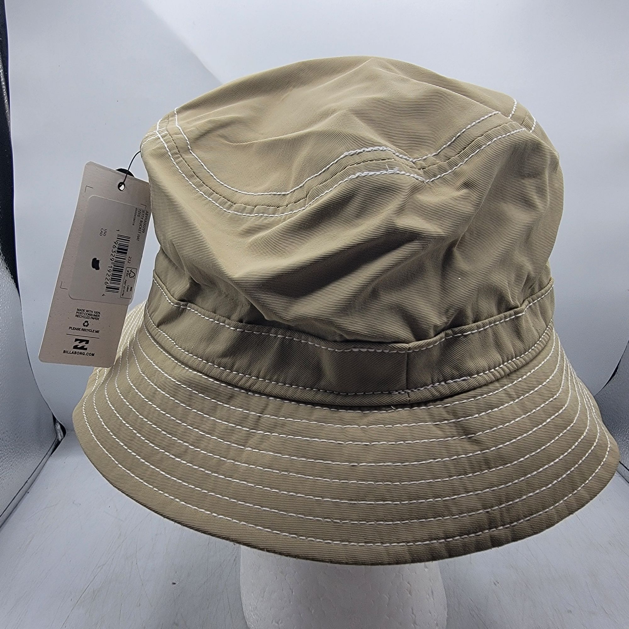 Billabong Billabong Jetty Mens Bucket Hat Beige Outdoor Summer Casual Size ONE SIZE - 3 Thumbnail