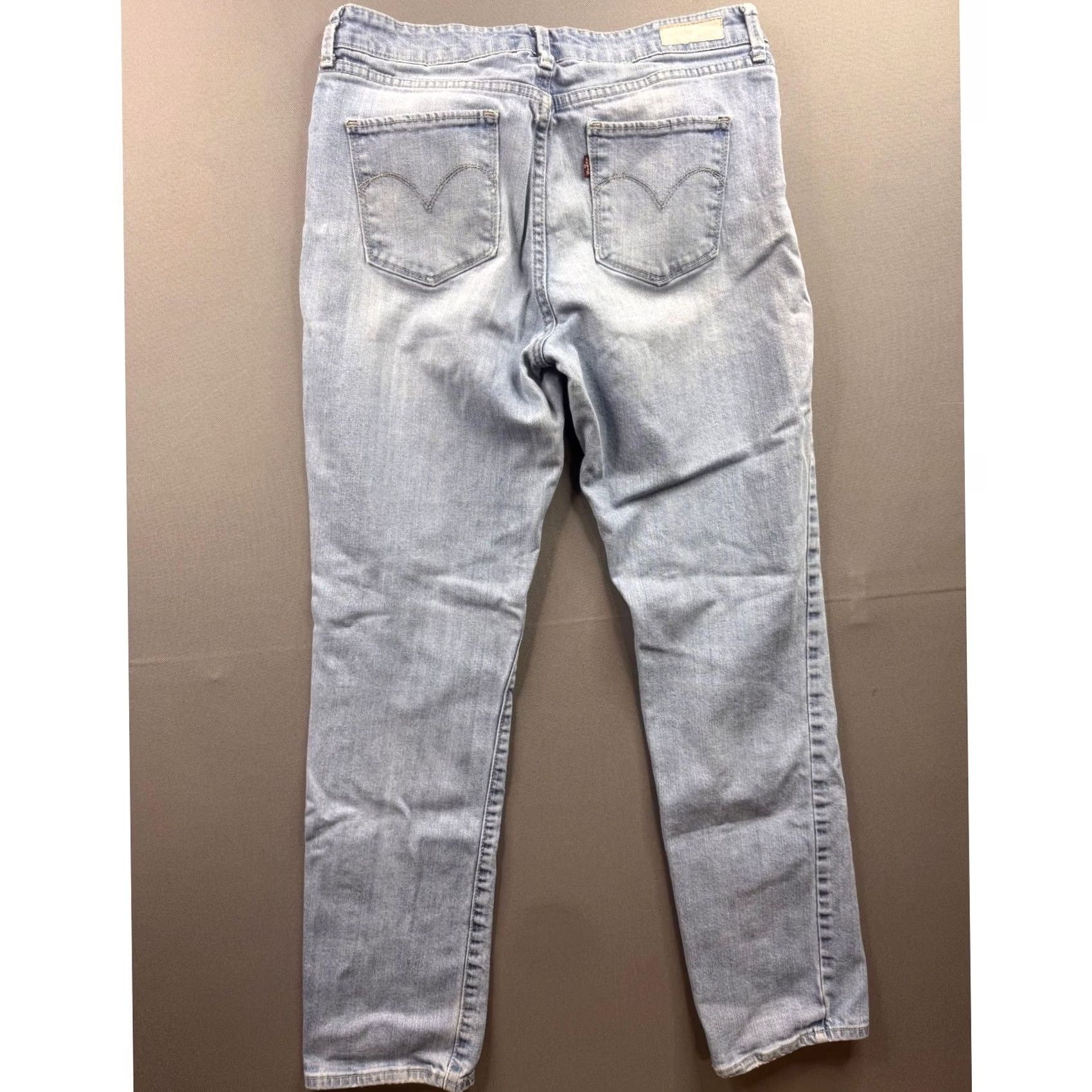 Levi's Levi's Demi Curve Straight Leg Jeans Women Light Wash 31x32 Denim 5-Pocket Zip Fly Classic Rise/Medium Waist Womens Size 24" / US 00 / IT 34 - 5 Thumbnail