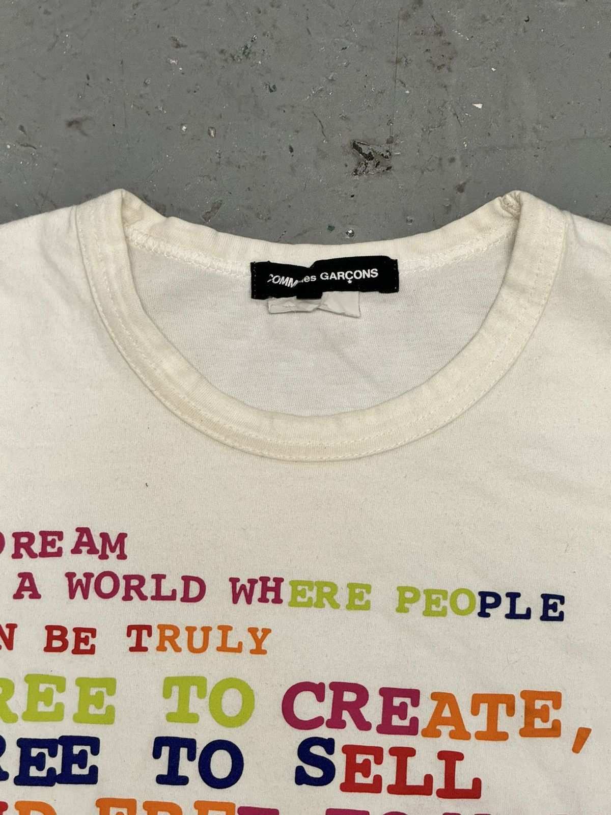 Comme des Garcons Poem tee Size US S / EU 44-46 / 1 - 3 Thumbnail