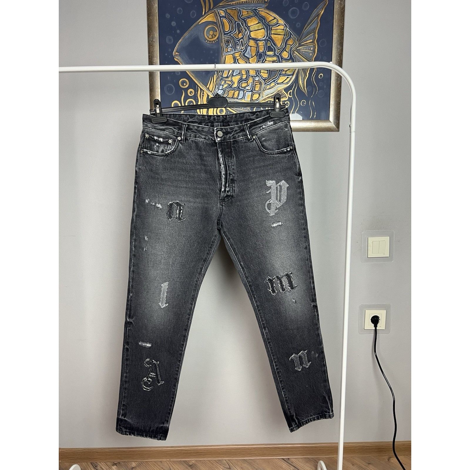 Palm Angels Palm Angels Auth Logo Patch Classic Denim Jeans Pants Size 3 Size US 34 / EU 50 - 4 Thumbnail