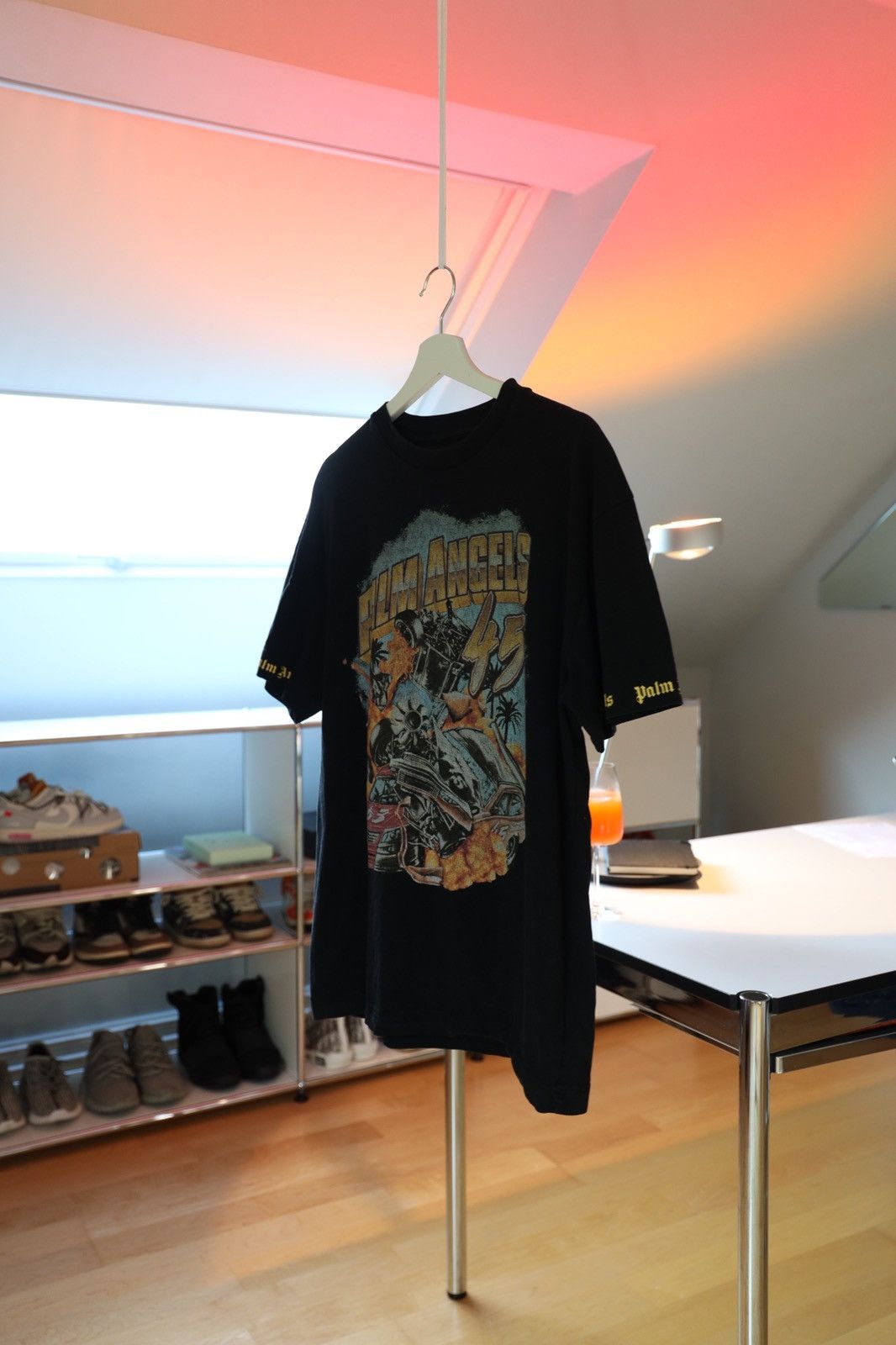 Palm Angels Palm Angels Racing Tee Size US L / EU 52-54 / 3 - 10 Thumbnail