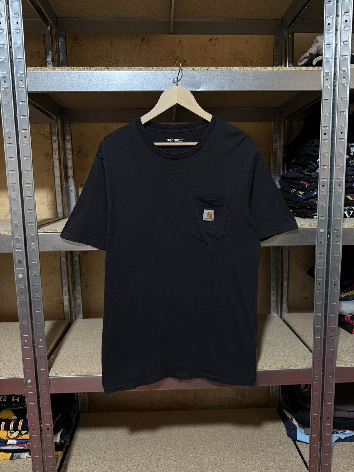 Carhartt × Carhartt Wip Rare Carhartt WIP Pocket Logo Outdoor Retro T-Shirt Y2K Hype Size US L / EU 52-54 / 3 - 1 Thumbnail