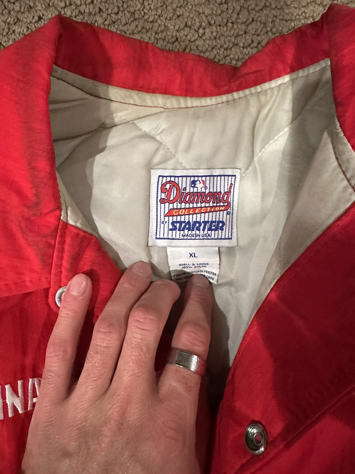 Starter Cincinnati Reds MLB Starter Jacket Size US XL / EU 56 / 4 - 2 Thumbnail
