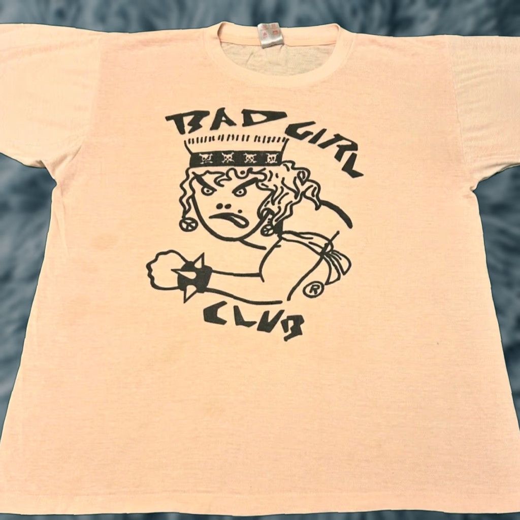 Vintage VINTAGE Bad Girls Club Cartoon Graphic Punk Rock VTG Shirt Size Large Shirt Men Pink 80s 90s Rock Punk 1990s Mens Size US L / EU 52-54 / 3 - 1 Thumbnail