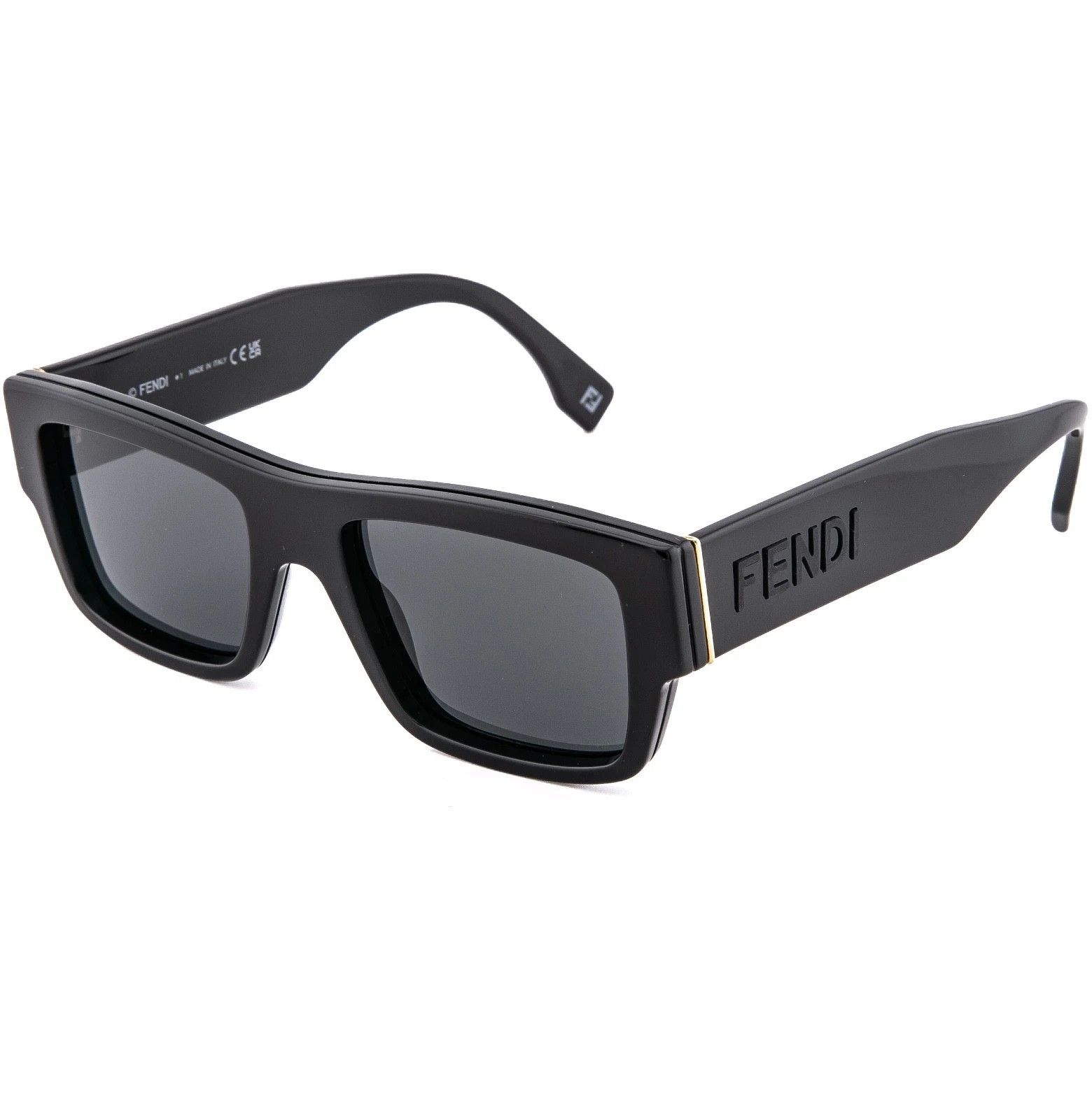 Fendi FENDI FE40118I Diagonal Logo Print 40118 Sunglasses 01A Size ONE SIZE - 5 Thumbnail