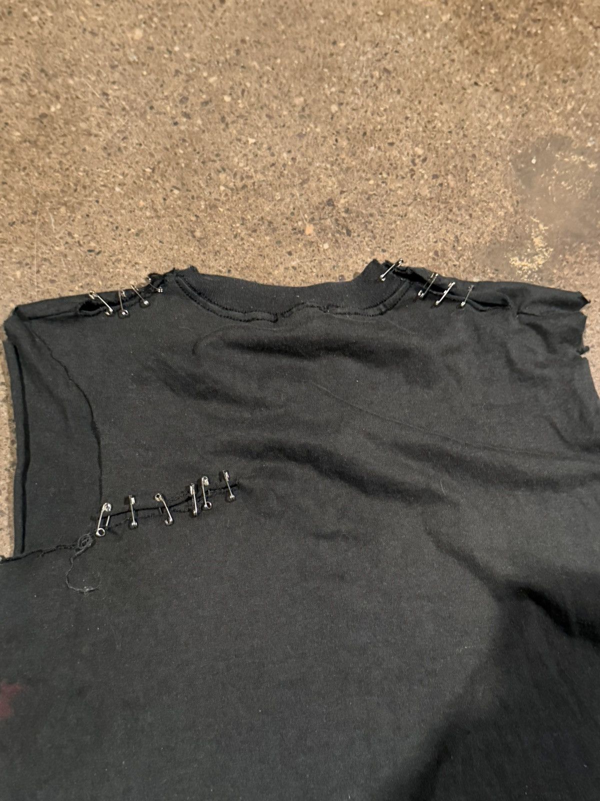 Vintage True vintage 80s chain gang thrashed faded repaired cutoff Size US XL / EU 56 / 4 - 5 Thumbnail