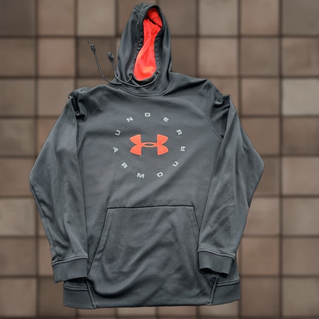 Under Armour Under Armour Hoodie Men Medium Black Polyester Gym Training Regular Crew Neck Hooded Pockets All Seasons Sports 2010s (if applicable) Size US M / EU 48-50 / 2 - 1 Thumbnail