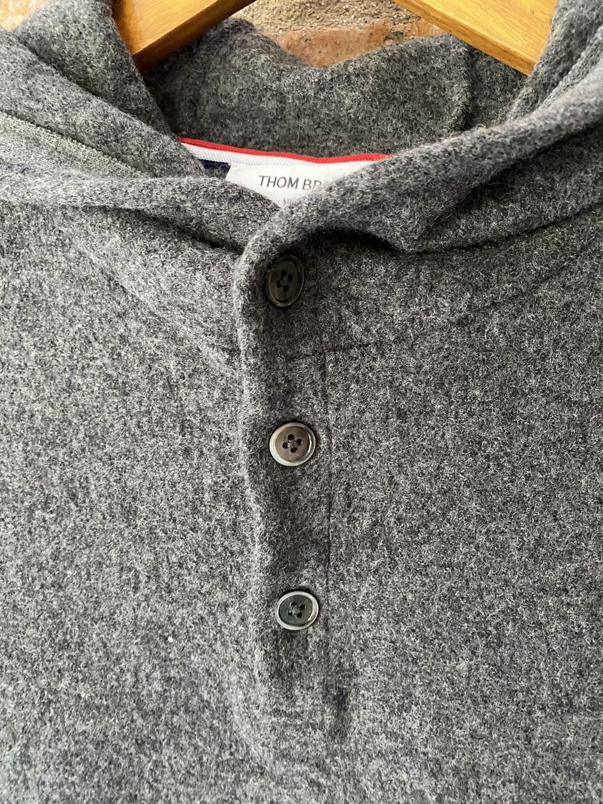 Thom Browne Iconic wool hoodie Size US M / EU 48-50 / 2 - 9 Thumbnail