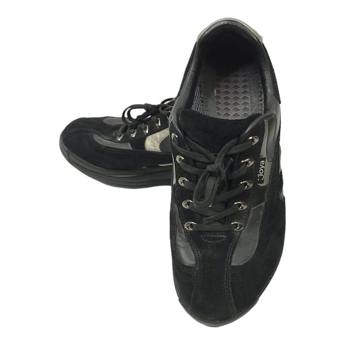 Joya Joya Swiss Venezia Black Suede Leather Toning Womens 7 Shoes | Grailed