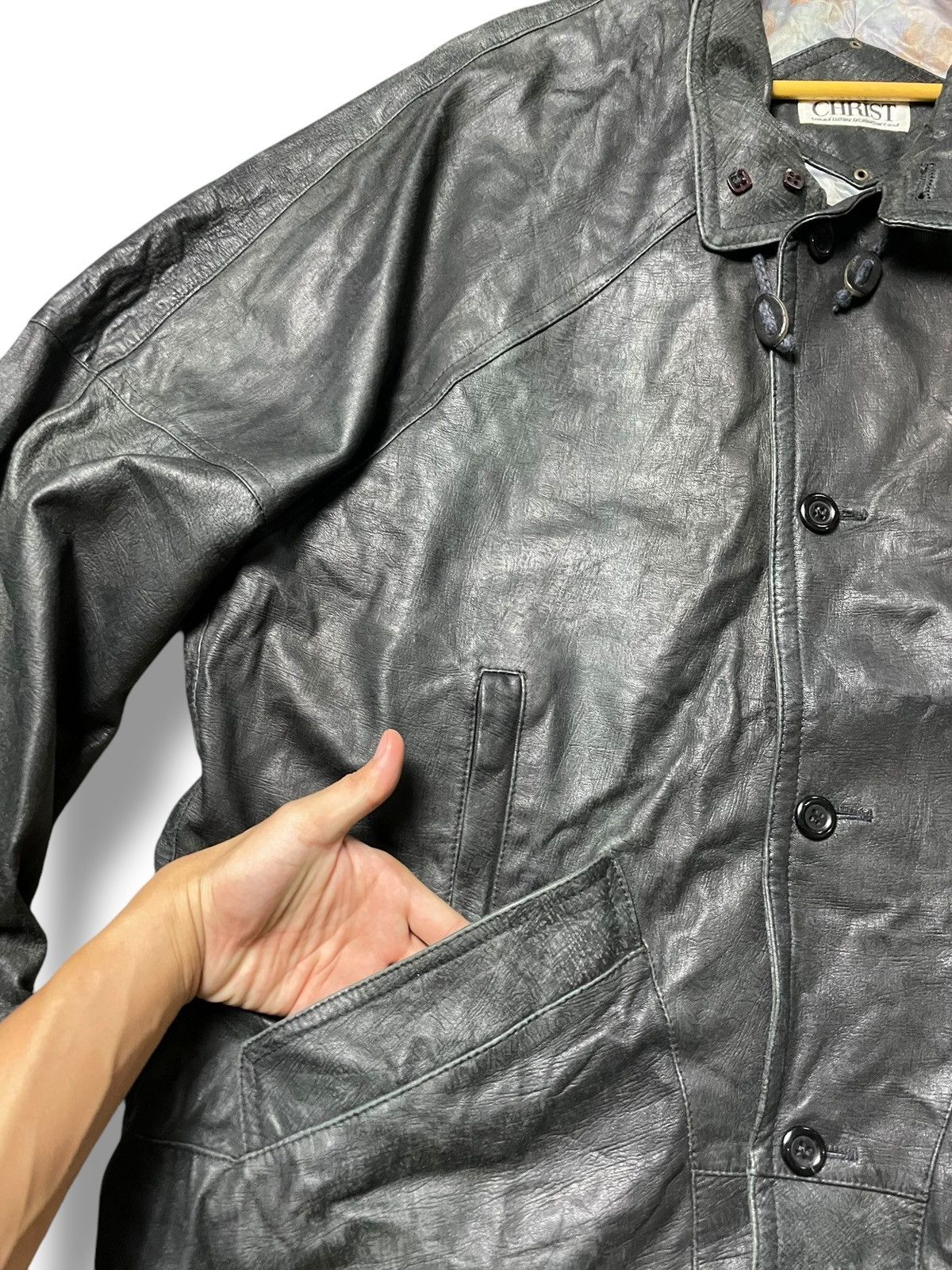 Vintage Vintage 1954’s Christ Leather Jacket (46) Size US XL / EU 56 / 4 - 6 Thumbnail