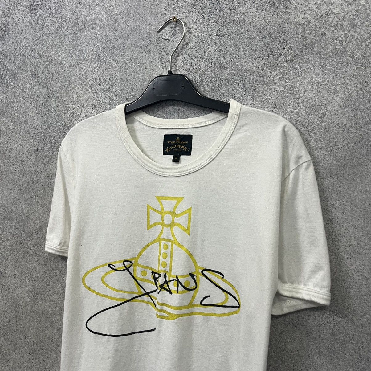 Vivienne Westwood Vivienne Westwood Big Logo T shirt White Size M Size US M / EU 48-50 / 2 - 3 Thumbnail