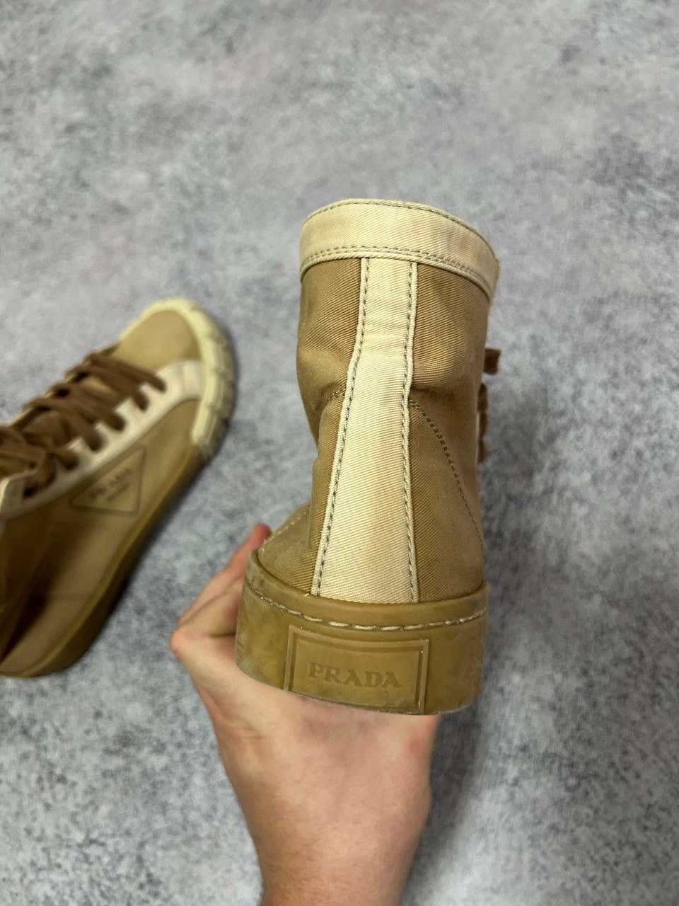Prada Prada Casetta Wheel High Top Sneaker Shoes 2tg158 luxury y2k Size US 9 / EU 42 - 14 Thumbnail