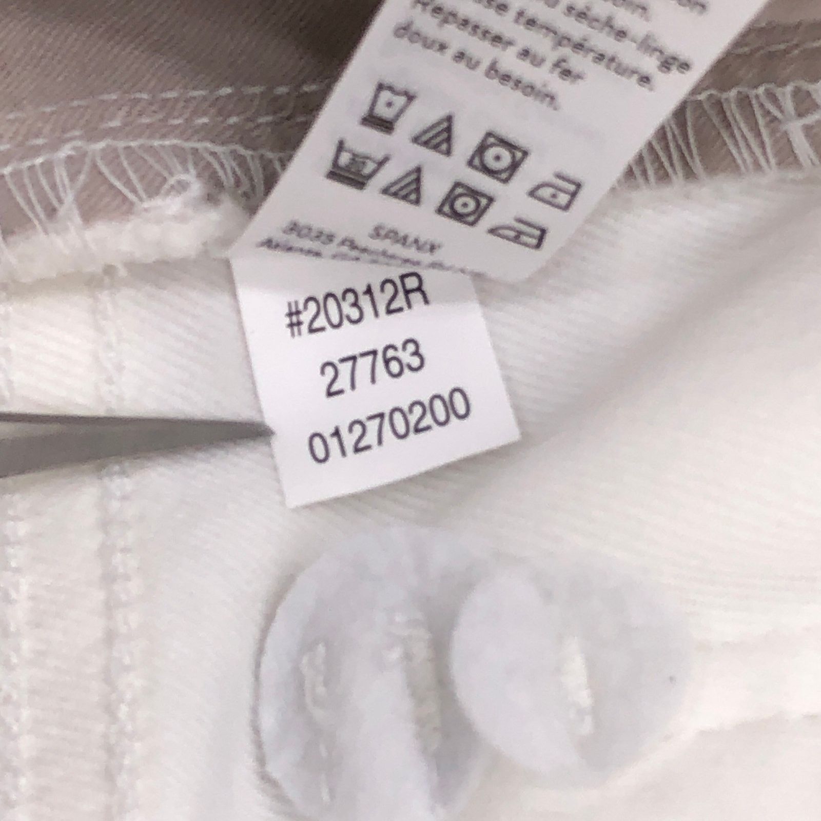 Spanx Spanx Size M Pants Twill Pull On Cropped Stretch White Size 29" - 13 Thumbnail