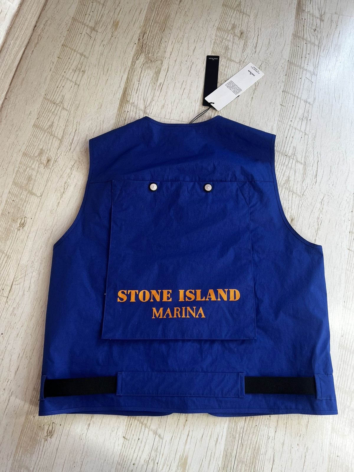 Stone Island Stone Island Marina Aluminium Tela Vest Size M Cotton New Size US M / EU 48-50 / 2 - 6 Thumbnail