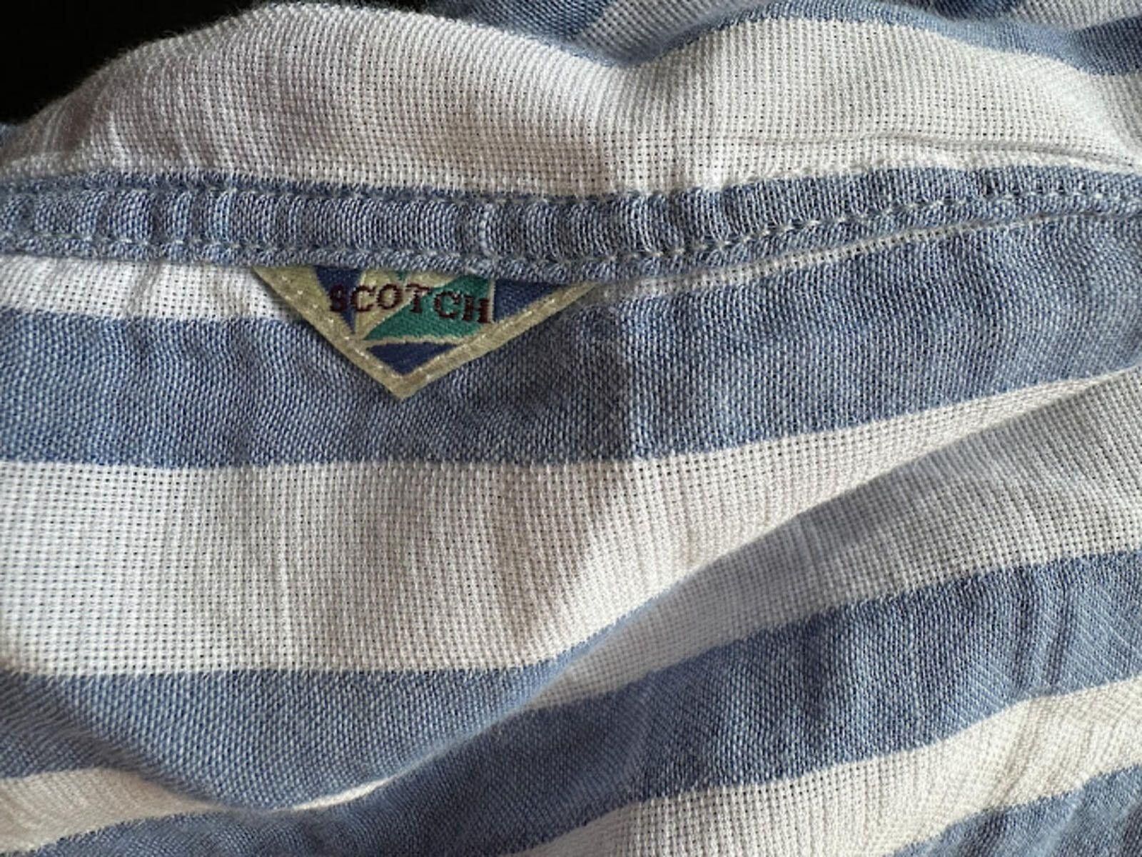 Scotch & Soda Scotch & Soda Vacanza Stripe Shirt L Size US L / EU 52-54 / 3 - 5 Thumbnail