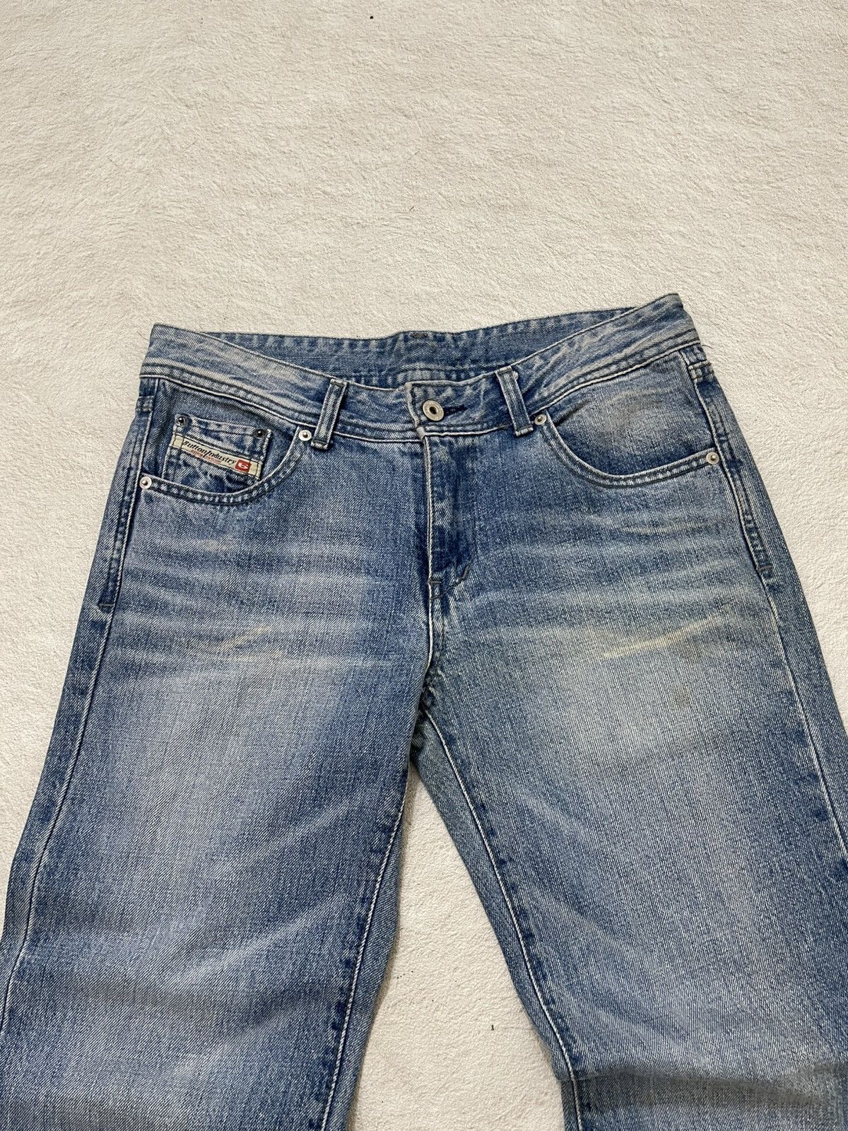 Kapital 2000s Diesel Flare Denim Washed Ripped Jeans Y2K ifsix LGB Size US 31 - 2 Thumbnail